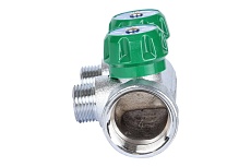 Регулирующий коллектор STOUT 1&quot;, 2 отвода 1/2&quot;, плоское уплотнение SMB-6849-011202 RG008UJF2PTLGU