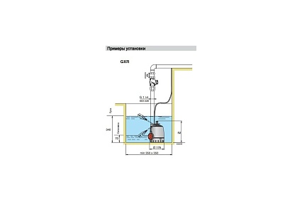 Погружной дренажный насос Calpeda GXRM 9 V.230/50 100398065