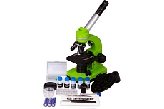 Микроскоп Bresser Junior Biolux SEL 40–1600x, зеленый 74319