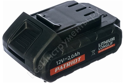 Аккумулятор для дрели-шуруповерта Patriot BR 101/111Li (12 В; 2.0 А.ч; Li-ion) 180201100