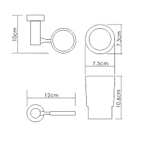 Держатель для стакана WasserKRAFT K-28228