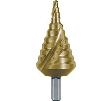 Сверло ступенчатое (5.3-38.5 мм; HSS-TiN) RUKO 101091T