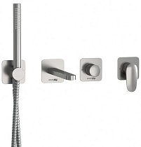 Смеситель для ванны WasserKRAFT Spree A1451.272.274.275.100.276 никель