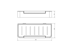 Полка Aquatek AQ4966CR хром