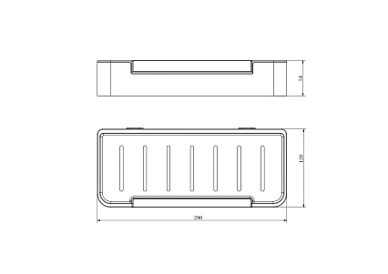 Полка Aquatek AQ4966CR хром