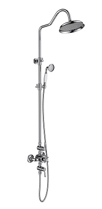 Душевая стойка Aquatek Классик AQ2563CR термостат, хром