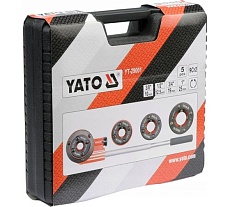 Набор трубных клуппов Yato 4 предмета, 3/8&quot;; 1/2&quot;; 3/4&quot;; 1&quot; YT-29001