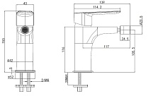Смеситель для биде Allen Brau Eclipse 2.0 5.E1A10-31 черный матовый