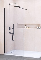 Душевая перегородка RGW Walk In WA-002B 80x195 черный, матовое 35100208-14