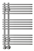 Полотенцесушитель водяной Ravak Style 51.6x80