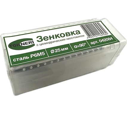 Зенковка ц/х 25 мм, 90 градусов, Р6М5 TORNERI 042084