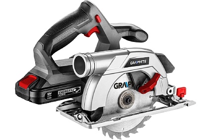 Аккумуляторная дисковая пила Graphite Energy + 18В, диск 165 x 20 мм 58G023