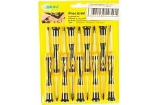 Набор отверток из 9шт, /3 крест. + 3 шлиц.+3 Torx/ CrV, магнитный наконечник Griff 031655