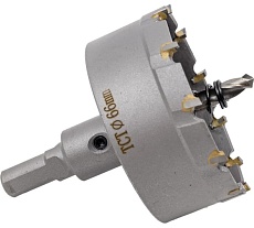 Коронка по металлу 66 мм с пластинами ВК8 WOLFSTAR cw00047