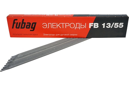Электрод сварочный с основным покрытием FB 13/55 (0.9 кг; 3 мм) Fubag 38881