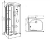 Душевая кабина RGW FD-FS-90 S 75x95