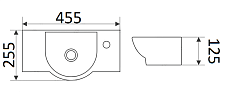 Раковина CeramaLux N 9306 45.5 см