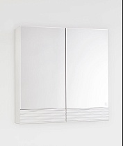Зеркальный шкаф Style Line Ассоль 70 см техноплатина