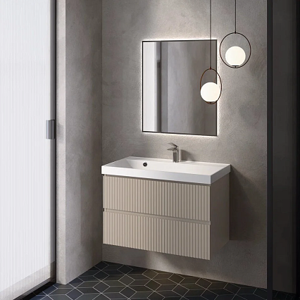 Тумба с раковиной AQUAme S1 80 см