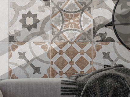 Керамогранит Cersanit Carpet пэчворк многоцветный 29,8х29,8 см, C-CP4A452D