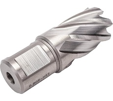 Сверло корончатое HSS по металлу (22х30/63 мм; Weldon 19) D.BOR CD-HSS-030-022-W