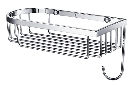 Полка Timo Nelson 150080/00 chrome с крючком