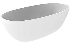 Ванна из искусственного камня Timo Satu SATU1650 165x80 см белый матовый