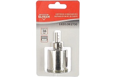 Коронка алмазная в сборе по керамограниту 38 мм Elitech 1820.081700