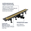 Трап для душа RGW SDR-55Gb 120 см брашированное золото 79215512-06