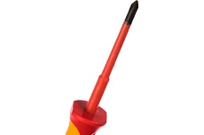 Диэлектрическая отвертка PH1х80мм, CrMo, до 1000В Gross 12947