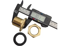 Штуцер для врезки в бочку 1/2&quot; ВР х 3/4&quot; НР HG 1896219