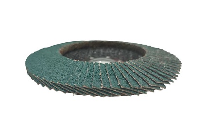 Лепестковый тарельчатый круг Long Abrasive DS596 125x22,23мм, Р40, T42 конический D321510