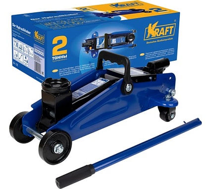 Подкатной гидравлический домкрат Kraft 2 т KT 820000
