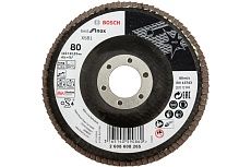Круг лепестковый Best for Inox для УШМ (115х22,2 мм; К80) Bosch 2608608265