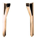 Ножки для тумбы Kerasan Waldorf 919491oro золото