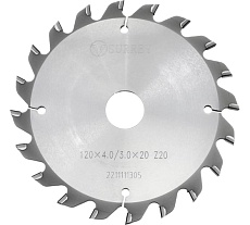 Диск пильный пазовый DIA 120x20x4/3 мм, z20 WZ KDT Surrey TL26006