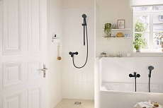 Смеситель для душа Hansgrohe Rebris S 72640670 матовый черный