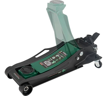 Домкрат подкатной гидравлический Rockforce 5т (h min 96мм, h max 595мм),вес 49,50 RF-T815011L(65574)