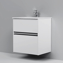 Тумба с раковиной Am.Pm Sense 60 см белый глянец