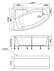 Акриловая ванна 1MarKa Assol 160x100 L