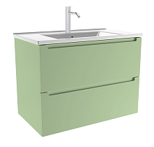 Тумба с раковиной ЗОВ Дион 60 см фисташковый