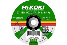 Круг обдирочный 180x6х22 мм, A24R, тип 27 Hikoki RUH18060