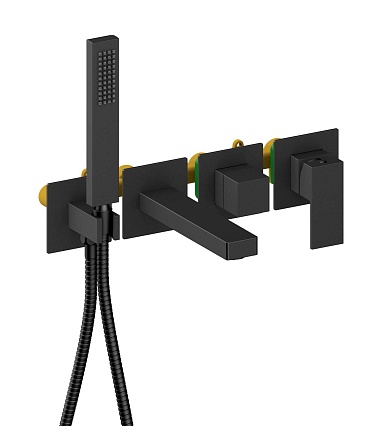 Смеситель для ванны Aquatek Либра AQ1644MB черный матовый Смеситель для ванны Aquatek Либра AQ1644MB черный матовый