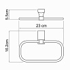 Вешалка для полотенец WasserKRAFT Leine K-5060, кольцо