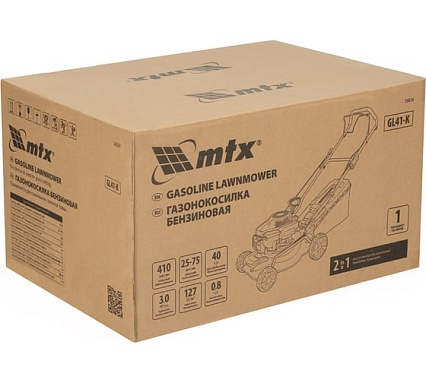 Газонокосилка бензиновая MTX GL41-K, 127 куб.см, 41 см, 40 л 58836