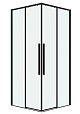 Душевой уголок Grossman Galaxy 300.K33.01.8080.21.00 80x80 прозрачный, черный матовый