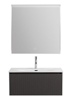 Мебель для ванной BelBagno Uno 80 см 1 ящик, Темно-серый матовый