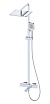 Душевая стойка Oliveeka D-Line OL-739901-CR с термостатом, хром