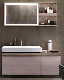 Мебель для ванной Keramag Citterio 133.4 см светлый дуб