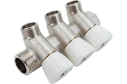 Коллектор с регулировочными вентилями Royal Thermo 3/4х1/2, 3 выхода НС-1042923